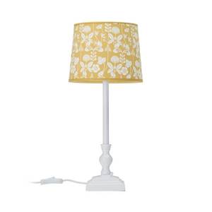 PR Home PR Home Lisa stolní lampa bílá/žlutá květinová obraz