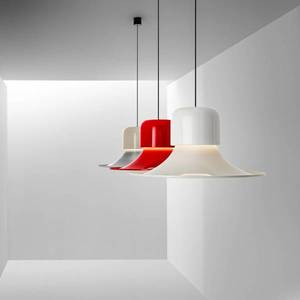 Stilnovo Stilnovo Campana LED závěsné, DALI-Push, červená obraz