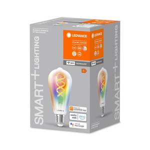 LEDVANCE SMART+ LEDVANCE SMART+ WiFi E27 4, 8W Edison čirá RGB CCT obraz