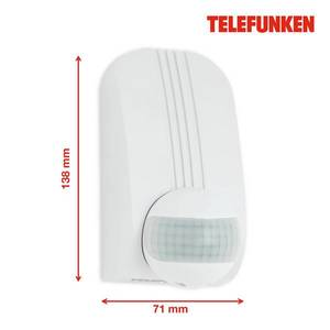Telefunken Senzor pohybu Funchal, max. 1.000W LED, bílá obraz