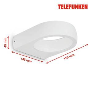 Telefunken Telefunken Puka LED venkovní nástěnné světlo, bílá obraz