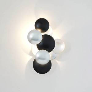 Holländer LED nástěnné Bolladaria 3 zdroje stříbrná/černá obraz