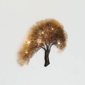Holländer Nástěnné světlo Acacia design stromu, stmívatelné obraz