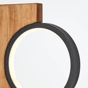 Brilliant LED stolní lampa Cheesy ze dřeva, dva zdroje obraz