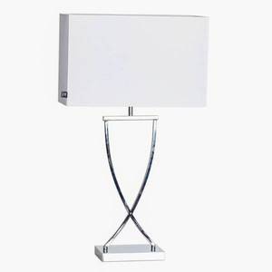 By Rydéns By Rydéns Omega stolní lampa chrom/bílá výška 69 cm obraz