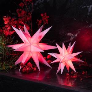 STERNTALER Sterntaler LED hvězda, 18cípá Ø 8 cm růžová obraz