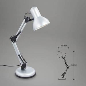 Briloner Stolní lampa Pixa, nastavitelná, E14, bílá obraz