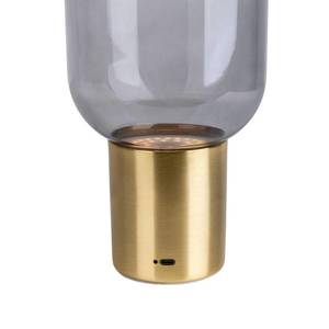 Näve LED dekor stolní lampa Albero, aku, základna zlatá obraz