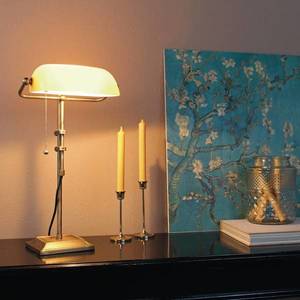 Steinhauer Stolní lampa Ancilla nastavitelná bronz/žlutá obraz