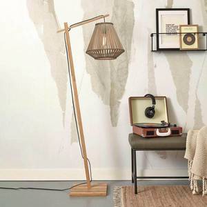 Good & Mojo GOOD & MOJO Merapi stojací lampa, přírodní obraz