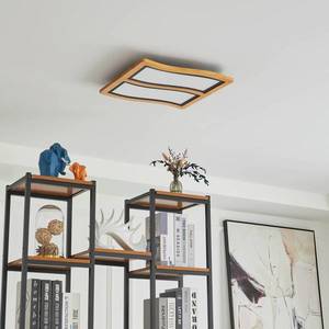 Lucande Lucande Joren LED stropní světlo dřevo dva zdroje obraz