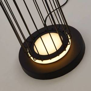 Searchlight LED stojací lampa Cage v klecovém designu obraz