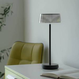 JUST LIGHT. LED stolní lampa Dora, aku, stmívatelná IP44 černá obraz