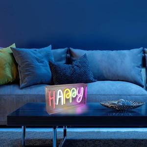 JUST LIGHT. LED stolní lampa Neon Happy, USB obraz