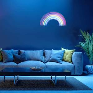 JUST LIGHT. LED nástěnné svítidlo Neon Rainbow, USB obraz