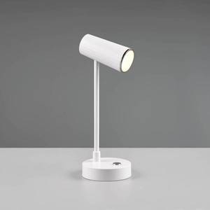 Reality Leuchten LED stolní lampa Lenny CCT s baterií, bílá obraz