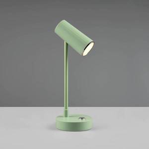 Reality Leuchten LED stolní lampa Lenny CCT s baterií, zelená obraz