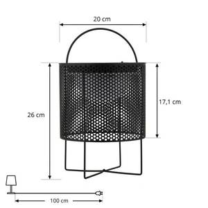 Lindby Lindby Achilleas LED solární terasové světlo RGB obraz