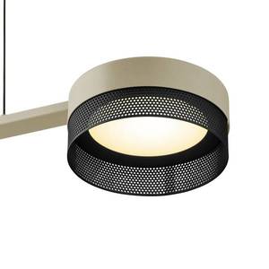 HELL LED závěsné světlo Mesh 3x, stmívač, písková/černá obraz
