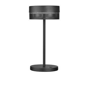 HELL LED stolní lampa Mesh, baterie výška 30 cm, černá obraz