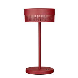 HELL LED stolní lampa Mesh, baterie výška 30 cm červená obraz