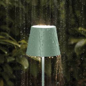 Sigor LED stolní lampa Nuindie aku kulatá 38cm šalvějová obraz