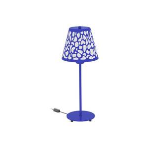 Aluminor Aluminor Nihoa stolní lampa vzor modrá, bílá obraz