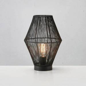 Markslöjd Stolní lampa Casa s kovovým stínidlem, černá obraz