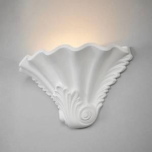 Lindby Reliéfní sádrové nástěnné svítidlo Lennet v bílé obraz