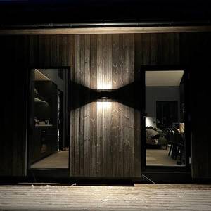 The Light Group SLC Shadow LED venkovní nástěnné up/down 2x Schuko obraz