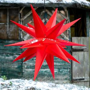 STERNTALER Červená plastová hvězda Jumbo Ø1m venkovní 18 cípů obraz