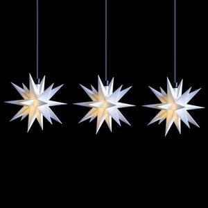 STERNTALER LED světelný řetěz 3 mini hvězdy venkovní bílá obraz