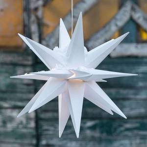 STERNTALER LED dekorační hvězda, 18cípá hvězda, Ø 25 cm, bílá obraz