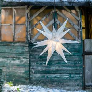 STERNTALER Sněhová vločka venkovní, 18cípá hvězda, potisk obraz