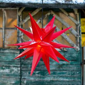STERNTALER 18cípá XL plastová hvězda venkovní - červená obraz