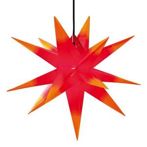 STERNTALER Hvězda XXL venkovní, 18cípá Ø 80 cm červená/žlutá obraz