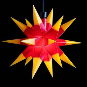 STERNTALER LED řetěz 3 mini hvězdy venkovní červená/žlutá obraz