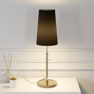 Lucande Lucande Pordis stolní lampa, mosaz-černá obraz