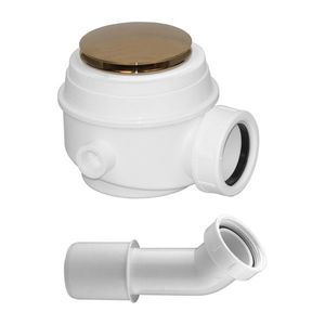 OMNIRES sifon pro vany a sprchové vaničky průměr 52 mm, zlatá /GL/ WB01XGL obraz