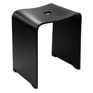RIDDER TRENDY koupelnová stolička 40x48x27, 5cm, černá mat A211110 obraz
