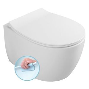 ISVEA SENTIMENTI závěsná WC mísa, Rimless, 36x51cm, bílá 10AR02012 obraz