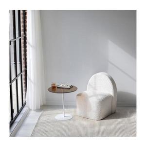 Odkládací stolek CHILL 50x50 cm bílá/bronzová obraz