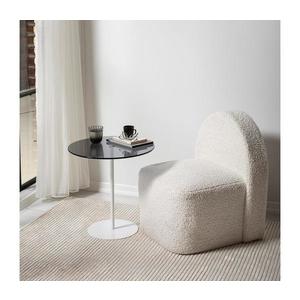 Odkládací stolek CHILL 50x50 cm bílá/černá obraz