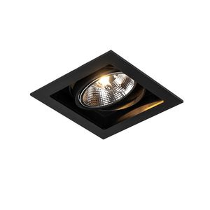 Moderní zapuštěné bodové černé 18 cm nastavitelné - Artemis 111 obraz