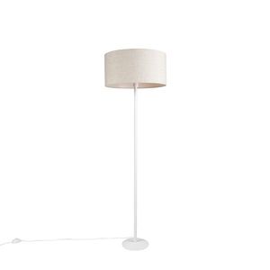 Moderní stojací lampa bílá s odstínem pepřové barvy 50 cm - Simplo obraz