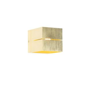 Moderní nástěnná lampa zlatá 9, 7 cm - Transfer Groove obraz