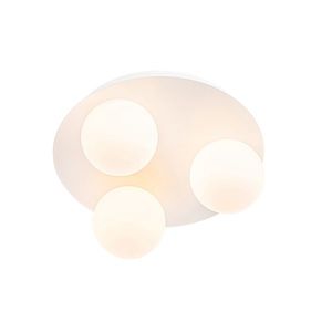 Moderní koupelnové stropní svítidlo bílé 3-světelné - Cederic obraz