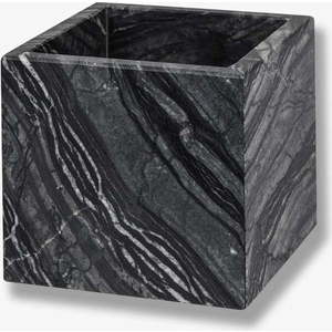 Tmavě šedý mramorový koupelnový organizér na vatové tampony Marble – Mette Ditmer Denmark obraz
