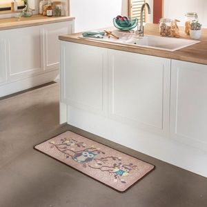 Kuchyňský koberec s potiskem soviček obraz