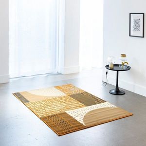 Dekorativní koberec s geometrickým vzorem obraz